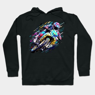 Moto Racing Fast Speed Competition Abstract Hoodie